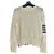 Thom Browne White Diagonal Arm Band Wool Knit