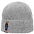 Ralph Lauren Solid Denim Bear Knit Beanie Silvery
