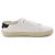 Saint Laurent Logo Sneaker Silber Metall - Ansicht 4