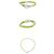 Dior Bracciale doppio in pelle intrecciata CD Icon da uomo Verde - vista 3