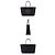 Tory Burch Borsa Tote in nylon con logo Twist da donna Nero - vista 3