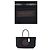 Tory Burch Borsa Tote in nylon con logo Twist da donna Nero - vista 5