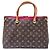 Louis Vuitton Borsa in tela Monogram Nero - vista 2