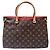 Louis Vuitton Pallas Tote Bag Schwarz Stoff - Ansicht 2