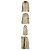 Giacca con cappuccio Moncler TAZENAT con patch logo Gold Arancione - vista 2