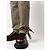 Dries Van Noten Pantaloni Cargo in Cotone Tinto in Capo Belt Sand Marrone - vista 10