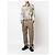Dries Van Noten Pantaloni Cargo in Cotone Tinto in Capo Belt Sand Marrone - vista 3