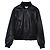 Jaqueta Bomber de Couro LANVERS Dries Van Noten Preta