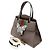 Gucci Borsa Farfalla in Cristallo Marrone - vista 2