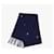 Ralph Lauren Sciarpa Player con frange e ricamo Pony Nero - vista 6