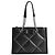 Salvatore Ferragamo Saco Tote acolchoado Viva Bow com strass Preto - vista 11