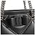 Salvatore Ferragamo Saco Tote acolchoado Viva Bow com strass Preto - vista 15