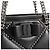 Salvatore Ferragamo Saco Tote acolchoado Viva Bow com strass Preto - vista 5