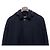 Loro Piana Abrigo con capucha de cachemira azul marino Negro - vista 3