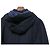 Loro Piana Abrigo con capucha de cachemira azul marino Negro - vista 7