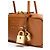 Miu Miu Borsa in pelle con fiocco Small Marrone - vista 12