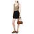 Miu Miu Borsa in pelle con fiocco Small Marrone - vista 15