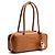 Miu Miu Borsa in pelle con fiocco Small Marrone - vista 2