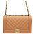 Chanel Borsa Chevron Boy Medium Flap Bag Gold Series Arancione