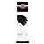 Moncler Wollhandschuhe mit Three-Stripe-Band Schwarz Mehrfarben - Ansicht 3
