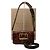 Burberry Bolsa de ombro e crossbody feminina Madison em python com fivela dourada