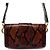 Burberry Bolsa de ombro e crossbody feminina Madison em python com fivela dourada - vista 5