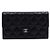 Chanel Classic Flap Damen-Langbeutel in schwarzem Caviar mit silberner Hardware - Ansicht 2