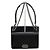 Chanel Borsa a tracolla Boy Black Caviar Medium Flap con catena argentata Nero