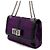 Christian Louboutin Borsa a tracolla e crossbody Sweet Charity Silver Chain Porpora - vista 2