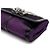 Christian Louboutin Borsa a tracolla e crossbody Sweet Charity Silver Chain Porpora - vista 8
