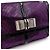 Christian Louboutin Borsa a tracolla e crossbody Sweet Charity Silver Chain Porpora - vista 9
