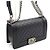 Chanel Borsa a tracolla Boy Caviar Medium Flap con catena argentata Nero - vista 3