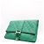 Chanel Clutch Foldover Green Grip - vista 2