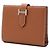 Hermès Gold Compact Wallet with Silver Hardware Golden - view 2