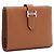 Hermès Gold Compact Wallet with Silver Hardware Golden - view 3