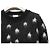 Saint Laurent Black Star Pelzstrick Schwarz - Ansicht 4