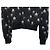 Saint Laurent Black Star Pelzstrick Schwarz - Ansicht 5
