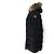 Moncler Fragonnette Damen Daunenmantel mit Fuchsfell Schwarz - Ansicht 4