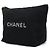 Chanel Pouch in tela nera con logo iniziale Nero - vista 2