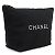 Chanel Pouch in tela nera con logo iniziale Nero - vista 3