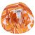 Hermès Cappello bucket reversibile Decoupages Arancione - vista 6