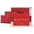 Valentino Rockstud Kartenetui Rot Leder