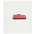 Valentino Rockstud Kartenetui Rot Leder - Ansicht 5