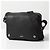 Loewe Bolsa Messenger Medium Pebble em couro de bezerro grão flexível Preto - vista 3