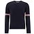 Thom Browne Pull en maille Cotton Milano Stitch à rayures RWB