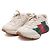 Gucci Sneakers Rhyton Web Print Bianco - vista 3