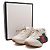 Gucci Sneakers Rhyton Web Print Bianco - vista 9