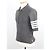 Thom Browne Kaschmir-Strick mit diagonalem Armband und Kragen Braun - Ansicht 2