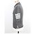 Thom Browne Kaschmir-Strick mit diagonalem Armband und Kragen Braun - Ansicht 3