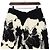 Loewe Collaboration Unisex-Hose aus Intarsia-Wolle mit Stiefmütterchen-Muster Weiß - Ansicht 2